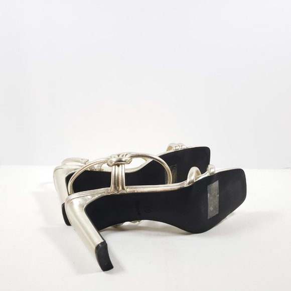 Open Edit Ronnie Slingback Sandal - Gold Metallic 9M - Picture 3 of 4